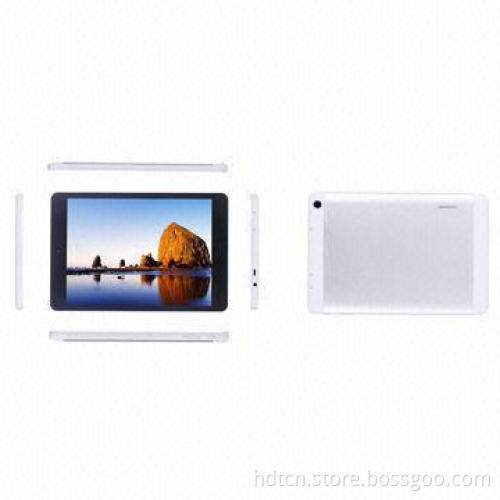 7.85-inch SIM Card Slot 3G Tablet PC, MT8382 Quad-core Cortex A7 1.3GHz CPU/Dual Camera/BT 4.0/GPS